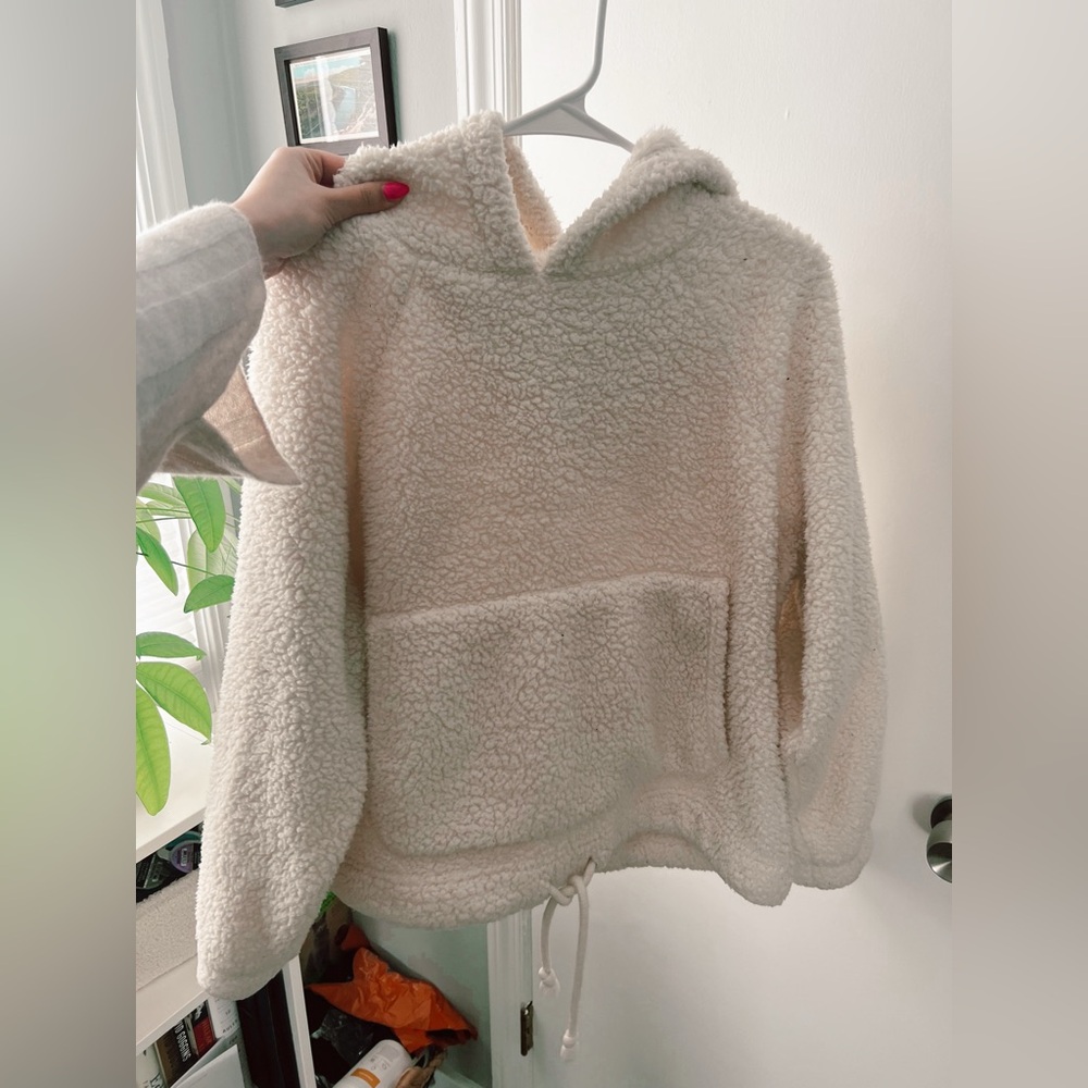 Oversized Sherpa Sweatshirt